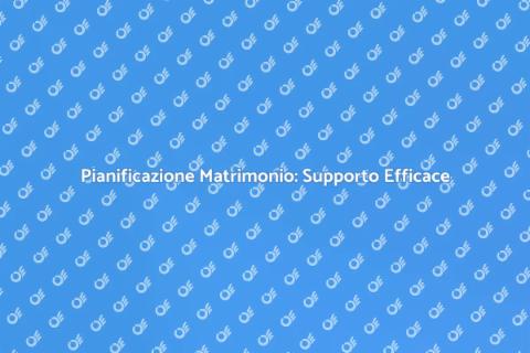 Supporto Parziale per il Tuo Matrimonio