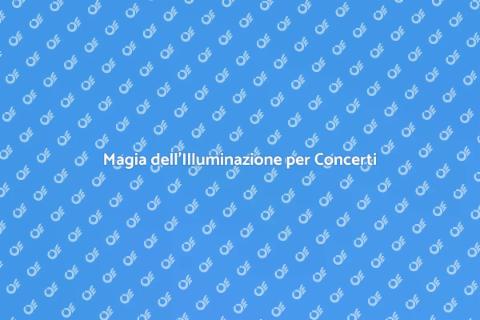 Illuminazione per Concerti all'Aperto