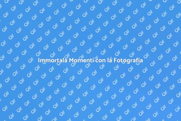 Cattura la Magia dei Tuoi Momenti