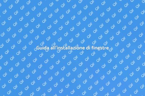 Installare una nuova finestra facilmente