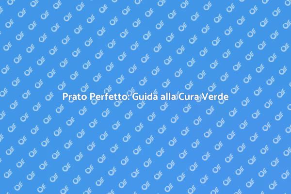 Cura del Prato: Consigli Utili per Te