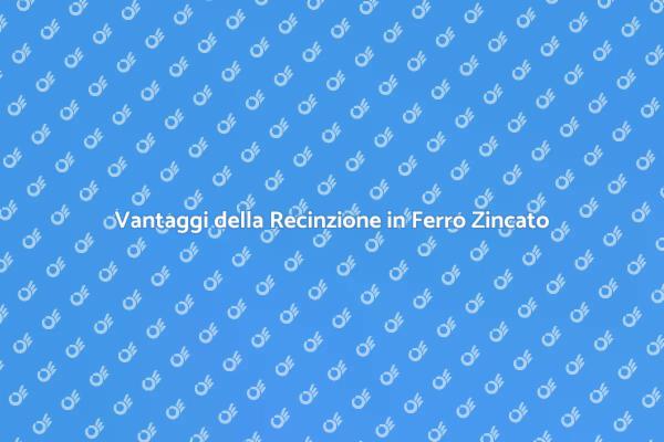 Sicurezza e Stile con Ferro Zincato