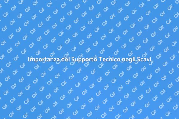 Scavi: L'importanza del Supporto Tecnico