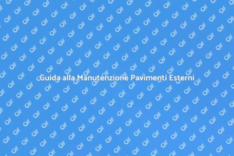 Manutenzione Pavimenti Esterni in Cemento