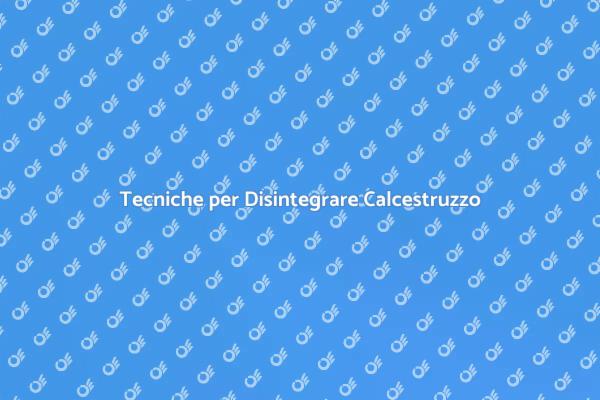 Rimozione Efficace del Calcestruzzo