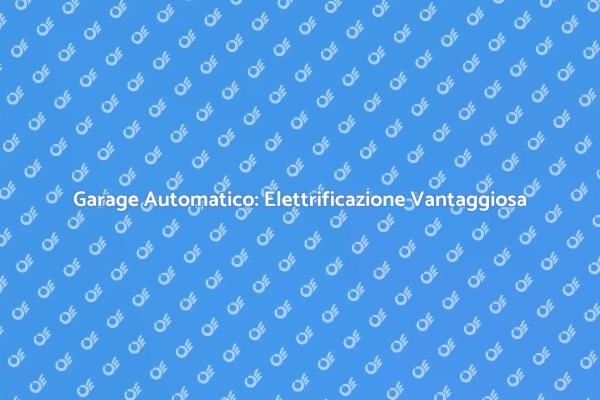 Modernizza il Tuo Garage con Elettricità