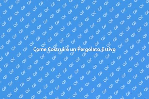 Pergolato con Copertura a Shed