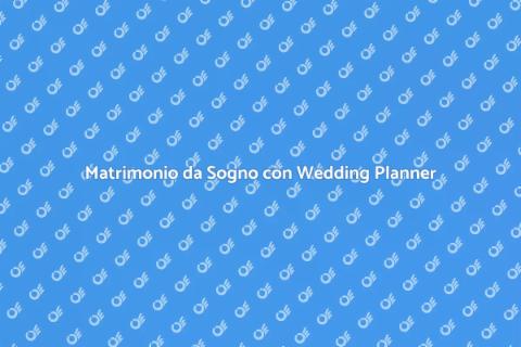 Wedding Planner Economico per Matrimonio
