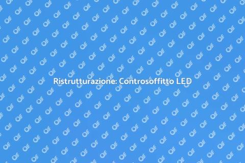 Controsoffitto con Faretti a LED