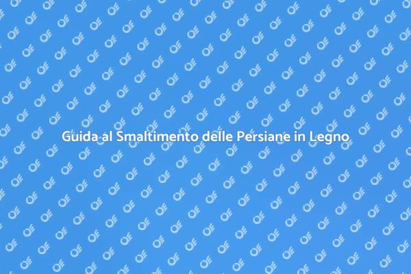 Ristrutturazione Persiane in Legno
