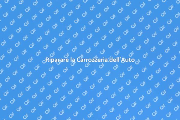 Rinnova la Carrozzeria della Tua Auto