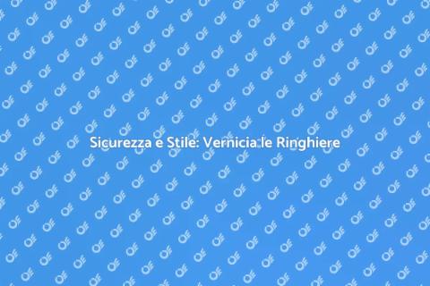 Verniciare Ringhiere Esterne Sicure