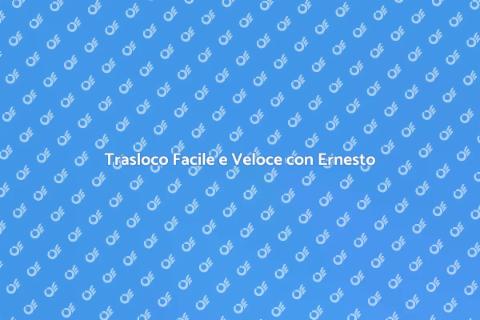 Trasloco Senza Stress con Ernesto.it