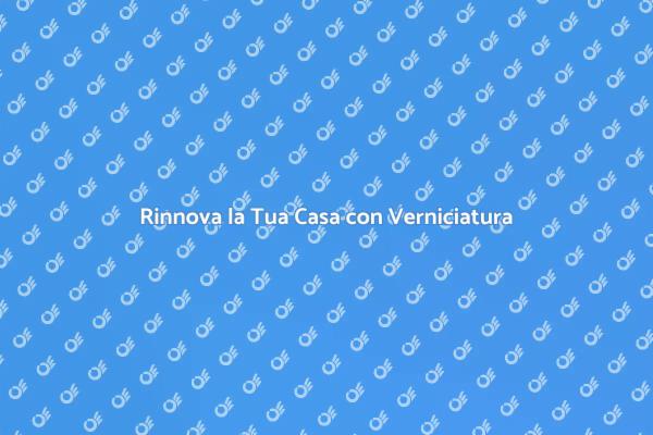 Guida alla Verniciatura di Superfici Esterne