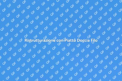 Piatto Doccia a Filo Pavimento