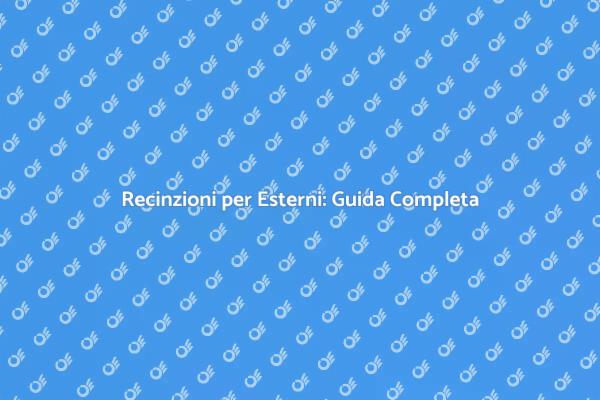 Guida alla Costruzione di Recinzioni