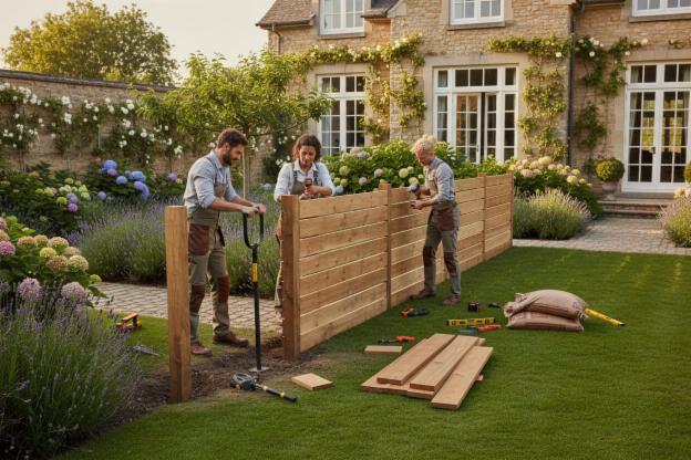 Quanto costa montare una recinzione da giardino?