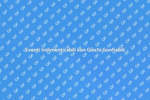 Noleggio Parco Giochi Gonfiabile