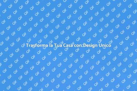 Progettazione Residenziale: Trasforma Casa
