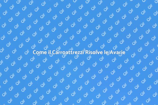 Carroattrezzi: La Soluzione in Avaria
