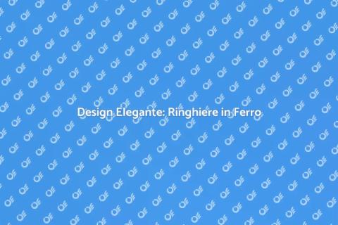 Ringhiere in Ferro Battuto Moderne