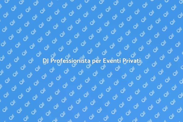 Musica Perfetta per il Tuo Evento