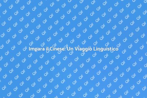 Lezioni di Lingua Cinese Coinvolgenti