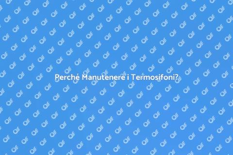 Manutenzione Programmata dei Termosifoni