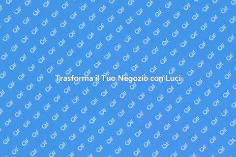 Illuminazione Efficiente per Negozi