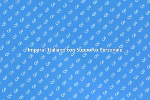 Corso di Italiano con Supporto Individuale