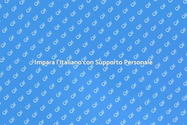 Corso di Italiano: Supporto Individuale