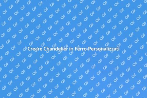 Chandelier in Ferro: Design Unico