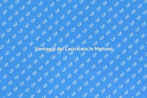 Lastricato in Mattoni: Eleganza e Durabilità