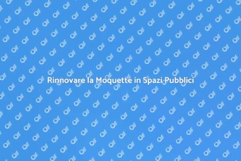 Sostituzione Moquette in Spazi Pubblici