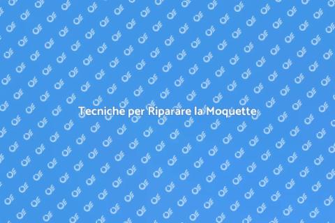 Riparare la Moquette in Casa