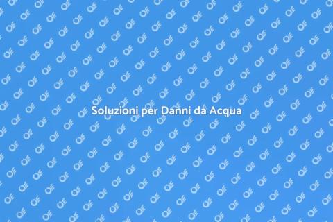 Riparare Danni Causati dall'Acqua