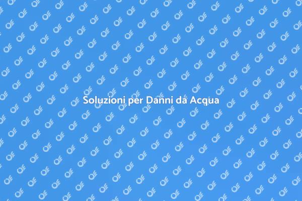 Riparazioni Efficaci per Danni d'Acqua