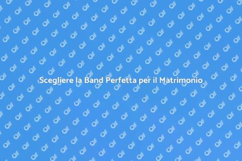 Band per il Ricevimento Nuziale