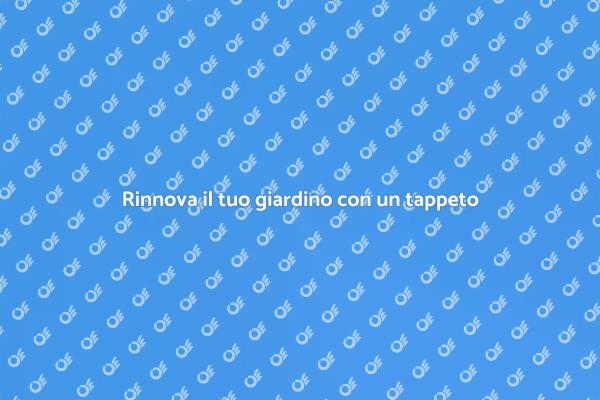 Un tappeto erboso per il tuo giardino