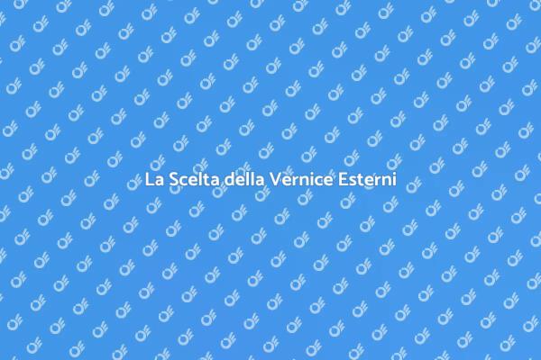 Vernice Esterni: Protezione e Stile