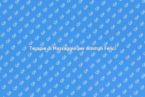 Massaggio per Animali: Un Vantaggio Unico