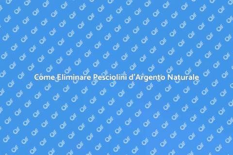Disinfestazione Naturale Pesciolini d'Argento
