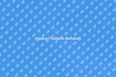 Corso di Italiano per Adulti