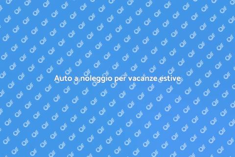Noleggiare un'auto per il mare