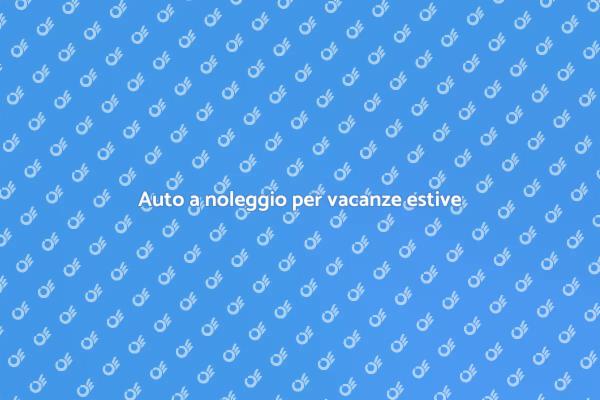 Libertà di esplorare con un'auto a noleggio