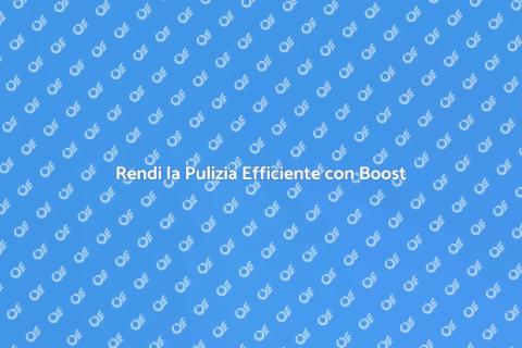 Sistema di Pulizia con Modalità Boost