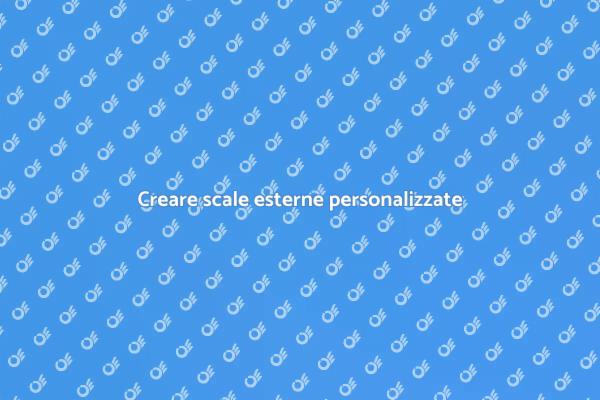 Scale esterne: design personalizzato