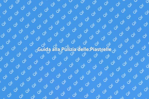 Come Pulire le Piastrelle del Bagno