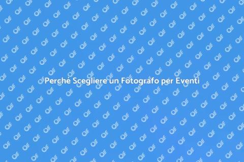 Fotografo Professionista per Eventi