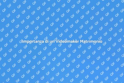 Videomaker Professionale per Matrimonio